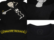 画像をギャラリービューアに読み込む, CHROME HEARTS クロムハーツ 長袖Tシャツ サイズL MATTY BOY マティボーイ プリント ブラック コットン 美品 中古67439