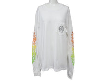 画像をギャラリービューアに読み込む, CHROME HEARTS クロムハーツ 長袖Tシャツ トップス グラデーション プリント サイズL コットン ホワイト 美品 中古 67440