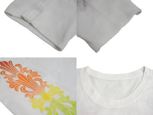 画像をギャラリービューアに読み込む, CHROME HEARTS クロムハーツ 長袖Tシャツ トップス グラデーション プリント サイズL コットン ホワイト 美品 中古 67440