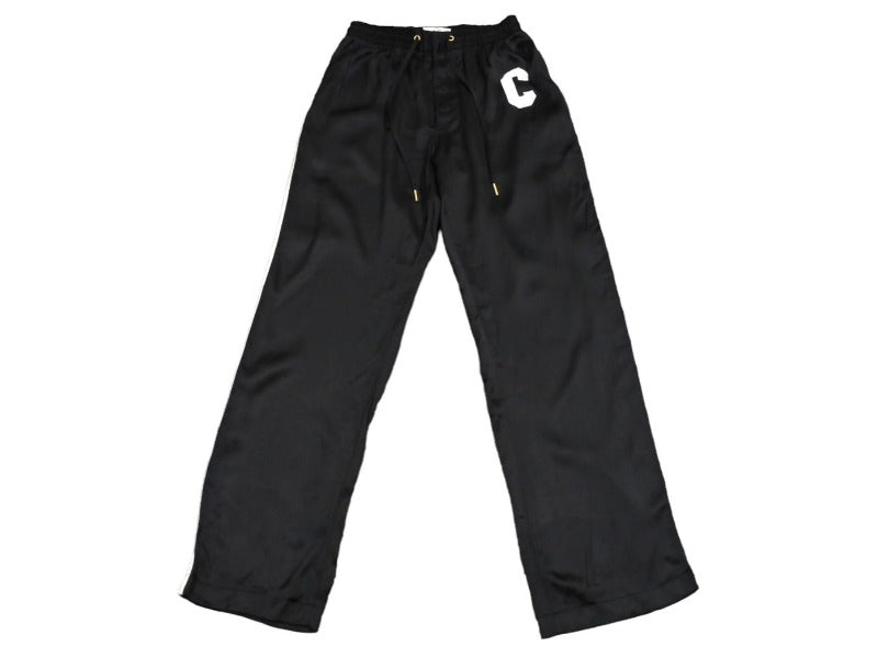 CELINE(セリーヌ) CELINE サテンサイドラインアスレチックロングパンツ