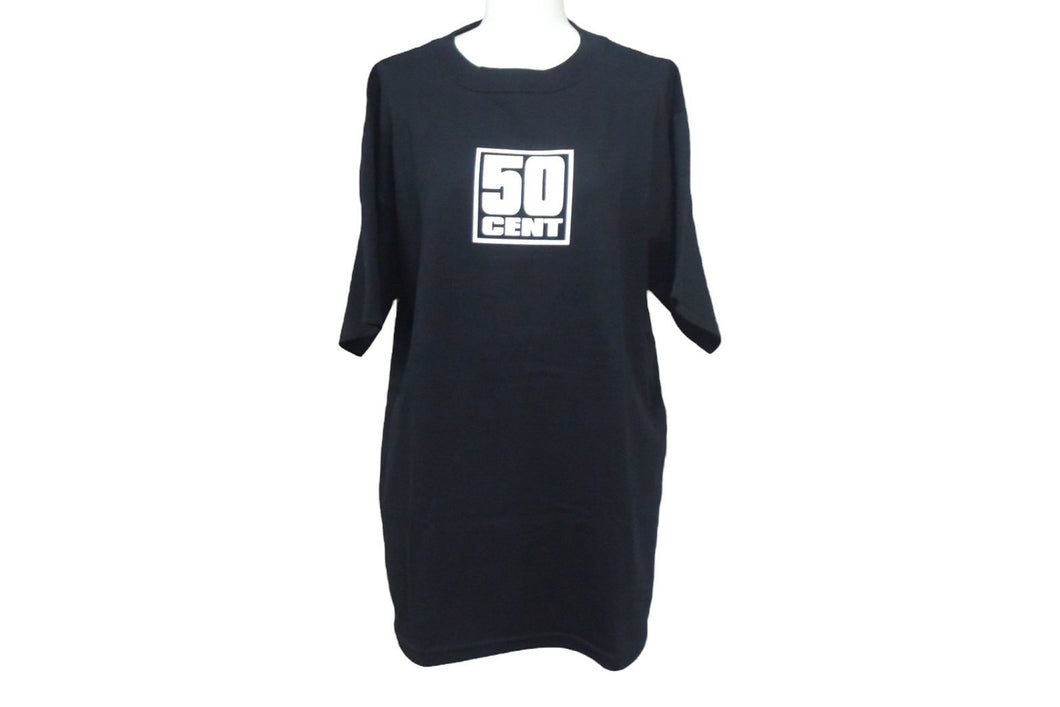 極美品 50 CENT 半袖 Ｔシャツ 00’s 50セント Gユニット ビンテージ HIPHOP ヒップホップ ラップ サイズ M ブラック 中古 67460