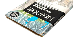 New York Map of Midtown Manhattan Bird's Eye View Map 1985 Interior Good Condition Used 67466