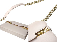 画像をギャラリービューアに読み込む, 新品未使用 Delvaux デルヴォー ポシェット タンペート ショルダーバッグ ベビーピンク ゴールド金具 中古 67477