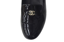 画像をギャラリービューアに読み込む, CHANEL シャネル ローファ 靴 オペラシューズ フェイクパール ココマーク G30757 パテントレザー 36C G30757 美品 中古 67480