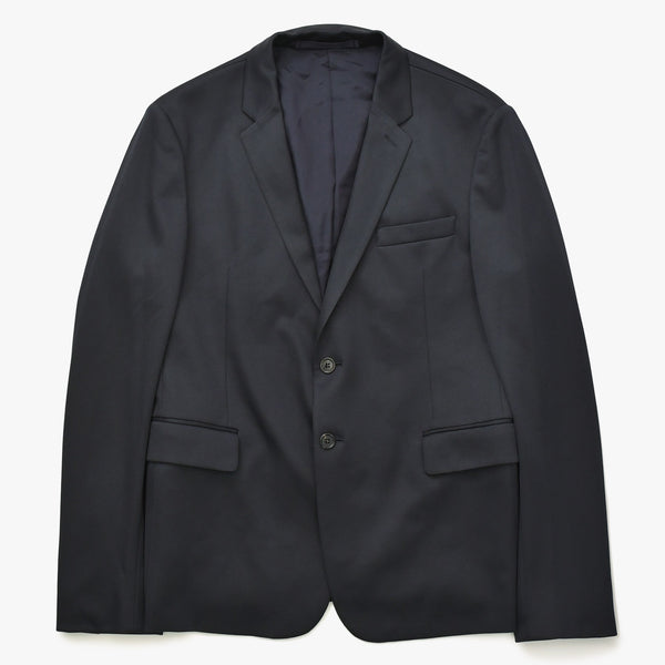 極美品 PRADA SPOTS プラダスポーツ ジャケット テーラードジャケット サイズ54 ブラック SD020 中古 4a006751