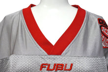 Load image into Gallery viewer, FUBU フブ ゲームシャツ フットボールシャツ ヴィンテージ サイズ2XL グレー レッド メッシュ ポリエステル 美品 中古 67515