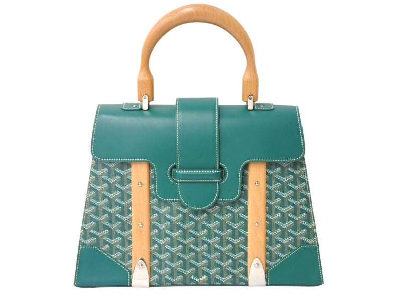 GOYARD ゴヤール ハンドバッグ サイゴンGM グリーン ゴヤールディン