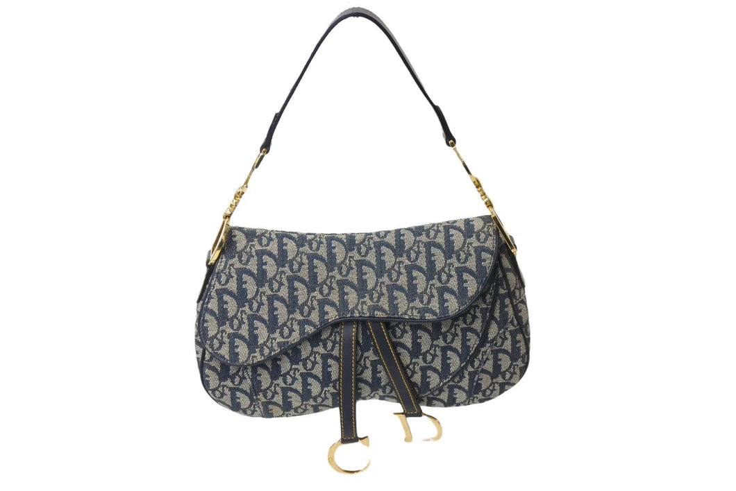 ChristianDior クリスチャンディオール トロッター ダブルサドルバッグ