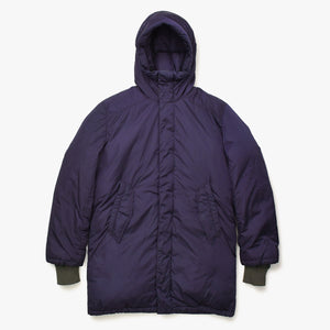 PRADA SPORT プラダスポーツ リネアロッサ ヴィンテージ中綿ダウンコート SGV310 50サイズ パープル オリーブ アウター 美品 中古 4a006753