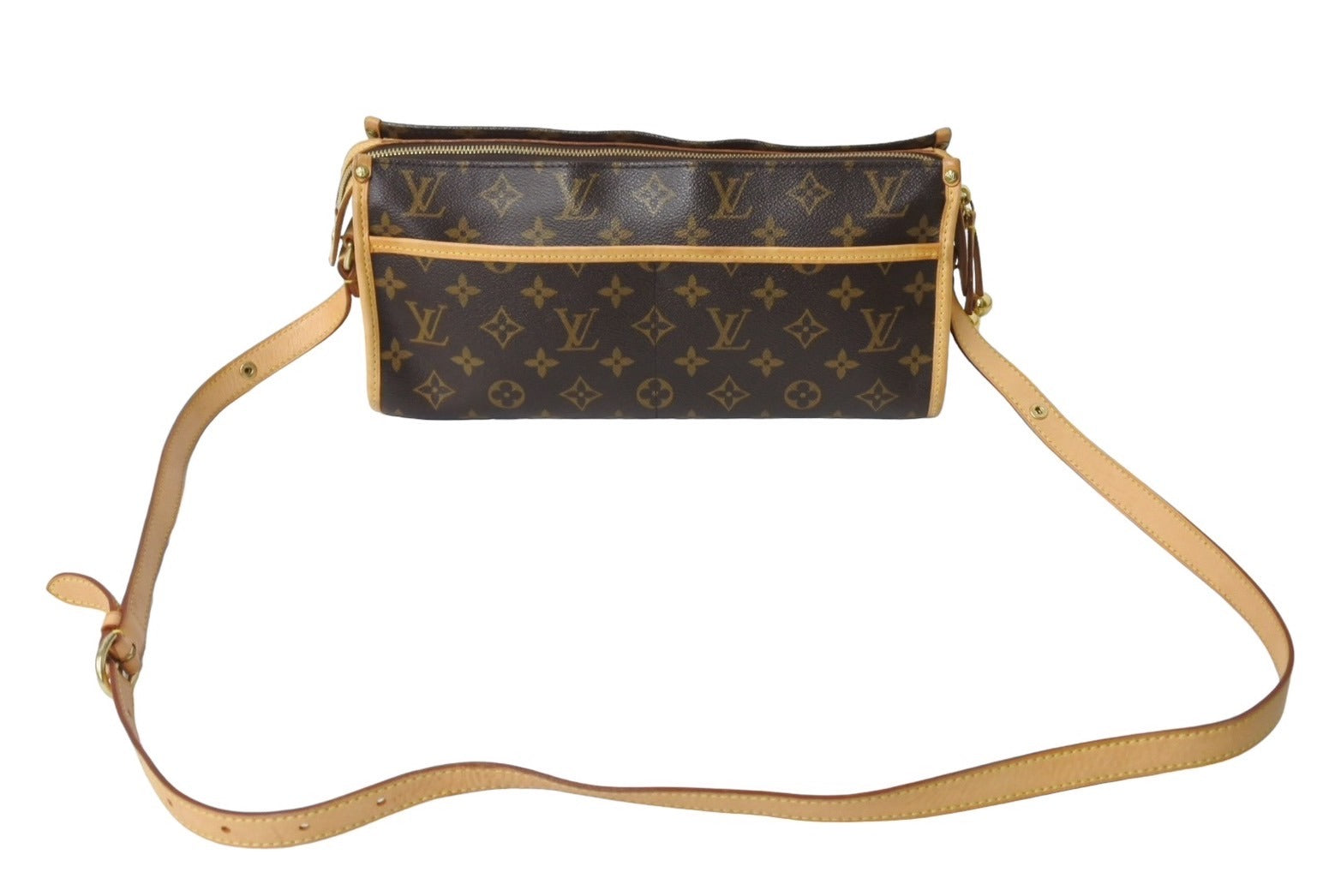 LOUIS VUITTON ルイヴィトン ポパンクール ロン ショルダーバッグ M40008 ヌメ革 レザー ゴールド金具 ブラウン 良品 中古  67533 – Casanova Vintage