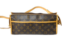 画像をギャラリービューアに読み込む, LOUIS VUITTON ルイヴィトン ポパンクール ロン ショルダーバッグ M40008 ヌメ革 レザー ゴールド金具 ブラウン 良品 中古 67533