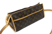 画像をギャラリービューアに読み込む, LOUIS VUITTON ルイヴィトン ポパンクール ロン ショルダーバッグ M40008 ヌメ革 レザー ゴールド金具 ブラウン 良品 中古 67533
