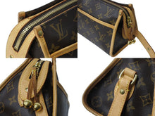 画像をギャラリービューアに読み込む, LOUIS VUITTON ルイヴィトン ポパンクール ロン ショルダーバッグ M40008 ヌメ革 レザー ゴールド金具 ブラウン 良品 中古 67533