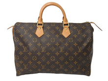 Load image into Gallery viewer, LOUIS VUITTON ルイヴィトン スピーディ35 ハンドバッグ M41524 モノグラムキャンバス ゴールド金具 ブラウン 美品 中古 67534