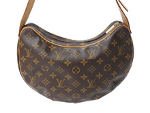 Load image into Gallery viewer, LOUIS VUITTON ルイヴィトン ショルダーバッグ クロワッサンMM M51512 モノグラムキャンバス ブラウン 美品 中古 67568