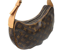 Load image into Gallery viewer, LOUIS VUITTON ルイヴィトン ショルダーバッグ クロワッサンMM M51512 モノグラムキャンバス ブラウン 美品 中古 67568