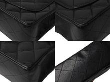 画像をギャラリービューアに読み込む, CHANEL シャネル チェーンショルダーバッグ 8番台 ミニマトラッセ ラムスキン ゴールド金具 ブラック 美品 中古 67541