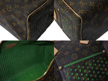 Load image into Gallery viewer, 新品同様 LOUIS VUITTON ルイヴィトン モノグラム ペルフォ スピーディ30 ハンドバッグ M95181 グリーン メッシュ 中古 67542