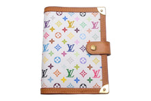 Load image into Gallery viewer, LOUIS VUITTON ルイヴィトン 手帳カバー 手帳ケース R20896 マルチカラー ブロン アジェンダPM PVC 美品 中古 67552