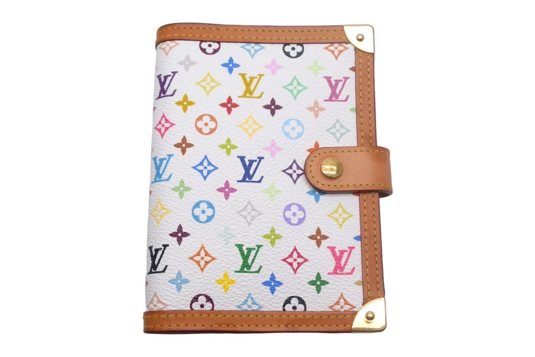 LOUIS VUITTON ルイヴィトン 手帳カバー 手帳ケース R20896 マルチカラー ブロン アジェンダPM PVC 美品 中古 67552