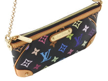 画像をギャラリービューアに読み込む, 極美品 LOUIS VUITTON ルイヴィトン ポーチ M60097 ポシェット ミラMM モノグラムマルチカラー ブラック 中古 67553