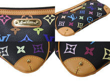 画像をギャラリービューアに読み込む, 極美品 LOUIS VUITTON ルイヴィトン ポーチ M60097 ポシェット ミラMM モノグラムマルチカラー ブラック 中古 67553