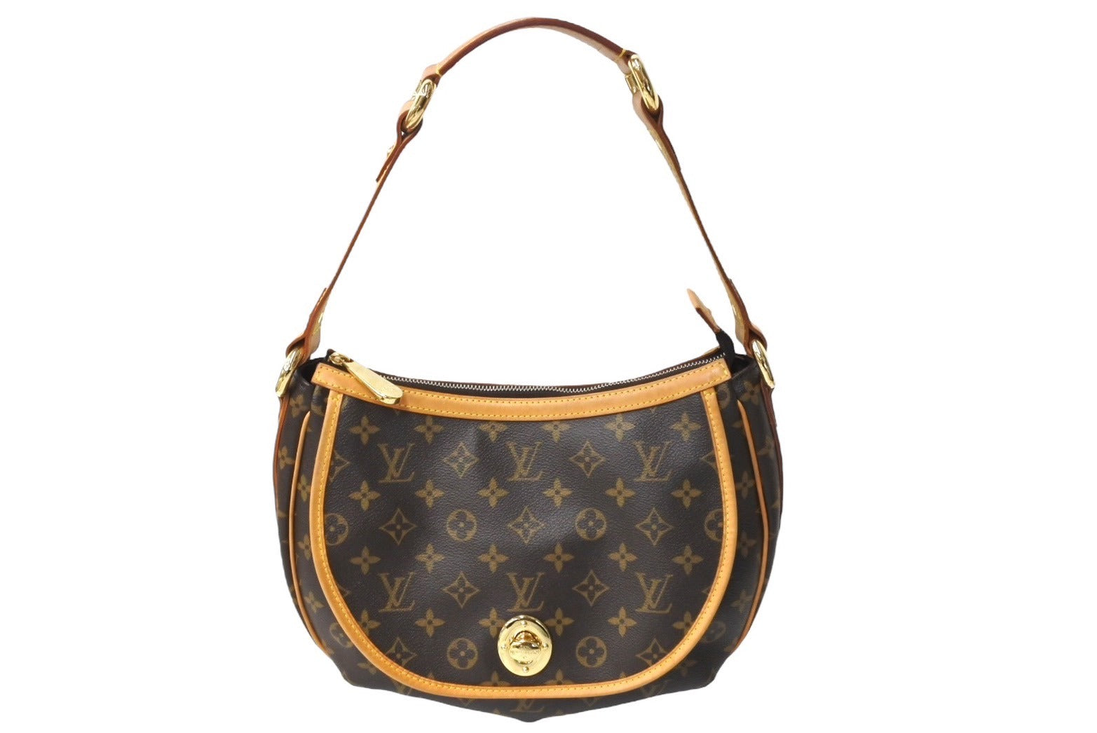 LOUIS VUITTON ルイヴィトン トゥラムGM ショルダーバッグ M40075 モノグラム ゴールド金具 ブラウン 美品 中古 67554 –  Casanova Vintage