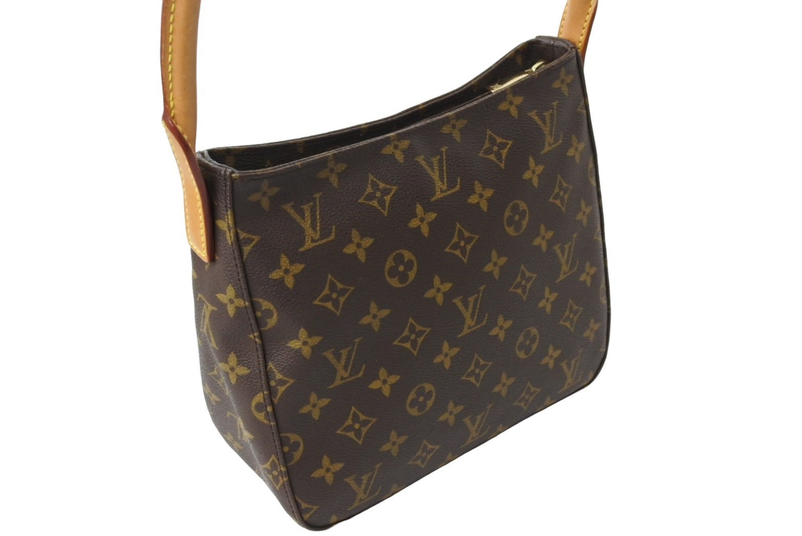 LouisVuitton ルイヴィトン ルーピングMM ショルダーバッグ M51146 FL0061 PVCコーティングキャンバス ブラウン 美品  中古 67555 – Casanova Vintage