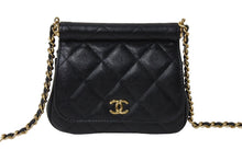 Load image into Gallery viewer, 新品同様 CHANEL シャネル ココマーク バニティ チェーンショルダーバッグ ランダム番台 キャビアスキン ブラック 中古 67562