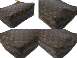 LOUIS VUITTON ルイヴィトン ハンドバッグ ルーピングMM ブラウン M51146 美品 中古 67566