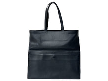 画像をギャラリービューアに読み込む, Masion martin margiela メゾン マルタン マルジェラ トートバッグ レザー シルバー金具 ブラック 美品 中古 67569