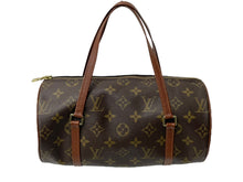 Load image into Gallery viewer, LOUIS VUITTON ルイヴィトン パピヨン26 ハンドバッグ M41366 PVC レザー ゴールド金具 ブラウン 美品 中古 67571