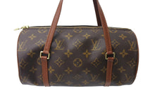 Load image into Gallery viewer, LOUIS VUITTON ルイヴィトン パピヨン26 ハンドバッグ M41366 PVC レザー ゴールド金具 ブラウン 美品 中古 67571