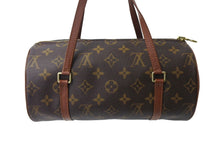 Load image into Gallery viewer, LOUIS VUITTON ルイヴィトン パピヨン26 ハンドバッグ M41366 PVC レザー ゴールド金具 ブラウン 美品 中古 67571