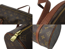 画像をギャラリービューアに読み込む, LOUIS VUITTON ルイヴィトン パピヨン26 ハンドバッグ M51386 PVC レザー ゴールド金具 ブラウン 美品 中古 67571