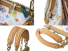 画像をギャラリービューアに読み込む, LouisVuitton ルイヴィトン グレイシーMM M92590 チェーンショルダーバッグ モノグラム マルチカラー キャンバス ホワイト 美品 中古 67572