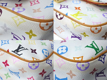画像をギャラリービューアに読み込む, LouisVuitton ルイヴィトン グレイシーMM M92590 チェーンショルダーバッグ モノグラム マルチカラー キャンバス ホワイト 美品 中古 67572