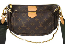 Load image into Gallery viewer, 極美品 LOUIS VUITTON ルイヴィトン ミュルティポシェット アクセソワール カーキ ショルダーバッグ モノグラム M44813 中古 67573