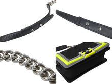 画像をギャラリービューアに読み込む, 極美品 CHANEL シャネル マトラッセ ボーイシャネル チェーンウォレットショルダーバッグ 22番台 ファブリックメッシュ 中古 67575