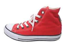 Load image into Gallery viewer, 極美品 クロムハーツ コンバース CH CONVERSE CANVAS シルバー装飾キャンバスハイカットスニーカー サイズ24.5 レッド 中古 67582