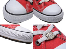 Load image into Gallery viewer, 極美品 クロムハーツ コンバース CH CONVERSE CANVAS シルバー装飾キャンバスハイカットスニーカー サイズ24.5 レッド 中古 67582