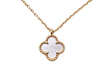画像をギャラリービューアに読み込む, 極美品 Van Cleef&amp;Arpels ヴァンクリーフ&amp;アーペル スウィートアルハンブラペンダント VCARF69100 Au750 ゴールド 中古 67592