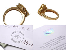 画像をギャラリービューアに読み込む, 極美品 VanCleef&amp;Arpels ヴァンクリーフ＆アーペル ヴィンテージアルハンブラ リング VCARA41000 Au750 ダイヤモンド ゴールド 中古 67594