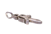 画像をギャラリービューアに読み込む, CHROME HEARTS クロムハーツ 1ダブルダガー ペンダント シルバーネックレストップ シルバー925 22.3g 美品 中古 67603