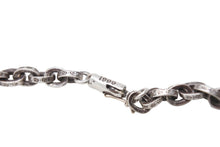 Load image into Gallery viewer, CHROME HEARTS クロムハーツ PAPER CHAIN NECKLACE 18インチ シルバー ペーパーチェーン ネックレス 32.3g 美品 中古 67604