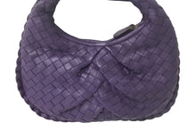 Load image into Gallery viewer, BOTTEGAVENETA ボッテガヴェネタ ホーボーハンドバッグ 189227 レザー ゴールド金具 パープル 美品 中古 67609