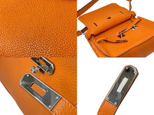 Load image into Gallery viewer, HERMES エルメス ショルダーバッグ ジプシエール28 □Q シルバー金具 トリヨンクレマンス フー 美品 中古 67611