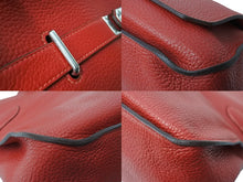 Load image into Gallery viewer, HERMES エルメス ショルダーバッグ ジプシエール34 □P金具 トリヨンクレマンス レッド シルバー金具 美品 中古 67612