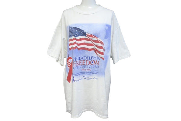 DELTA PRO WEIGHT Vintage Short Sleeve T-shirt Tops Size L Cotton White Used 67618