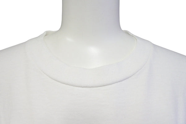 DELTA PRO WEIGHT Vintage Short Sleeve T-shirt Tops Size L Cotton White Used 67618